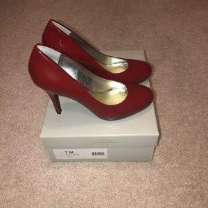Jessica Simpson New in Box Oscar leather pumps